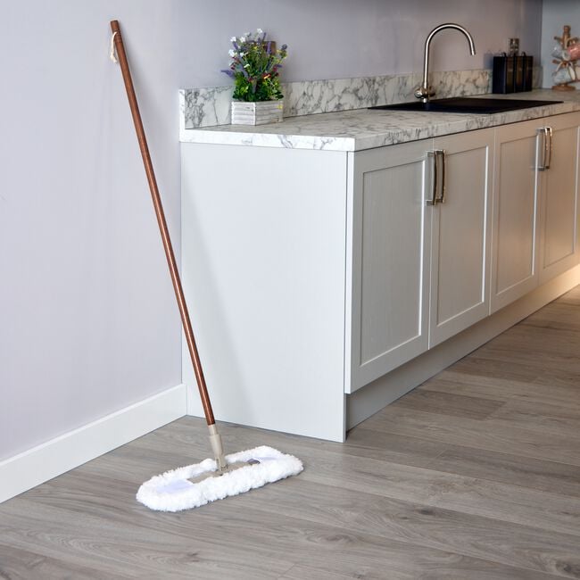 Salter Warm Harmony Fluffy Flat Mop