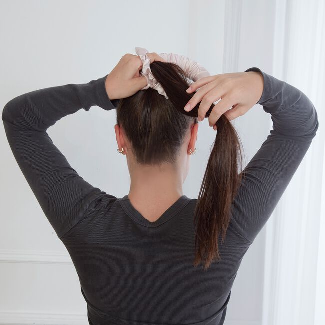 Heatless Curling Silk Scrunchie