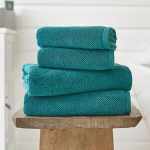DEYONGS ROMEO 450GSM QUIK DRY  PEACOCK Hand Towel