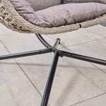 Deluxe Rattan Swing Egg Chair