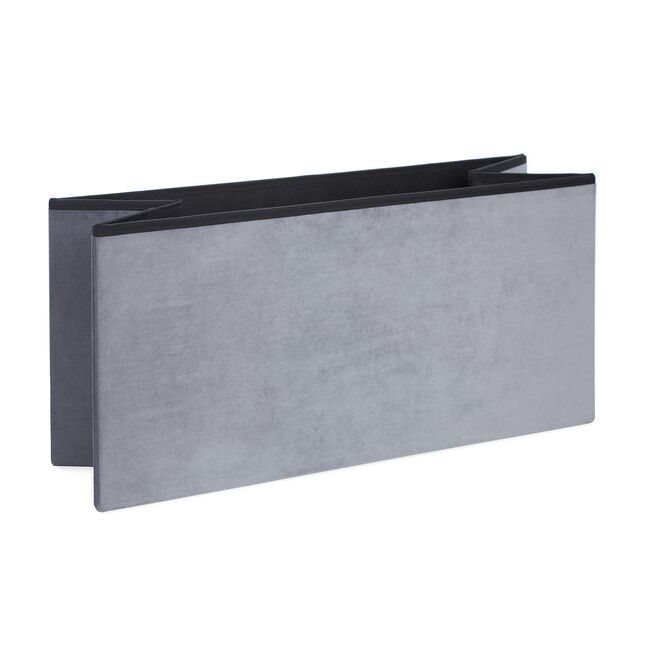 Charcoal Storage Bench Ottoman