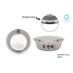 Polished Stainless Steel Pet Bowl 14cm
