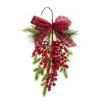 Christmas Berry And Bell Door Hanger