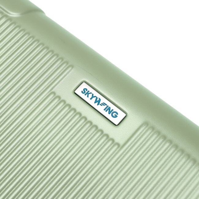 LARGE LIGHTWEIGHT HARDSHELL LUGGAGE - SAGE GREEN