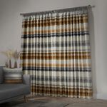 PENCIL PLEAT TRIBECA STRIPE GREY 66X54 Curtain