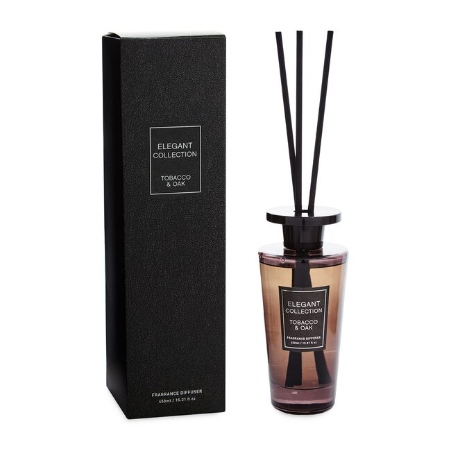Elegant Collection Tobacco & Oak 450ml Diffuser 