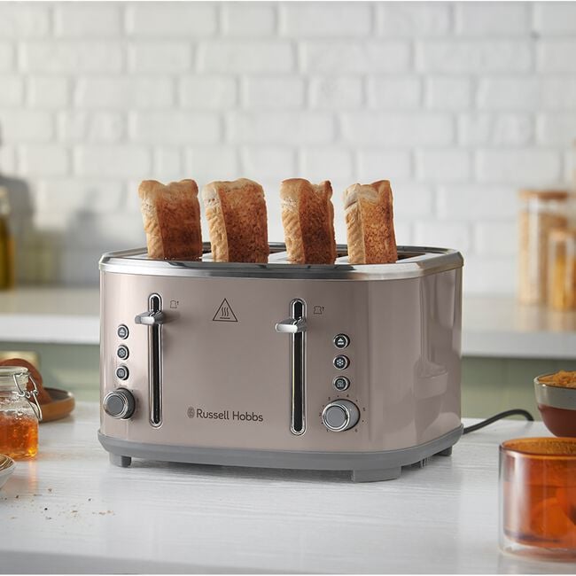 Russell Hobbs Stylevia Mocha 4 Slice Toaster