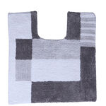 Boxes Grey Pedestal Mat 50cm x 50cm