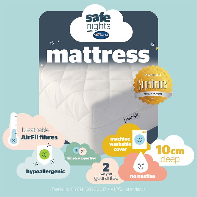 Silentnight Cot Bed Mattress 140cm x 70cm