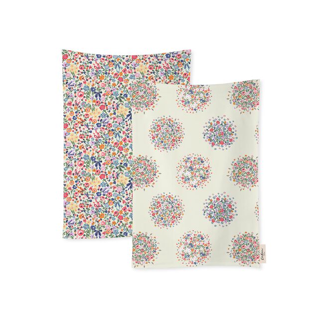 Cath Kidston Harmony Ditsy 2 Pack Tea Towels