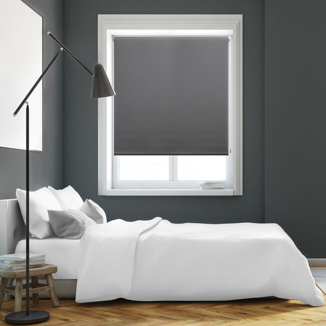 BAILEY & COLE BLACKOUT 150x160cm Roller Blind Grey