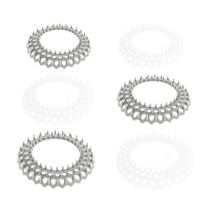 Vanity Sink Plug Hair Catcher 6 Pack