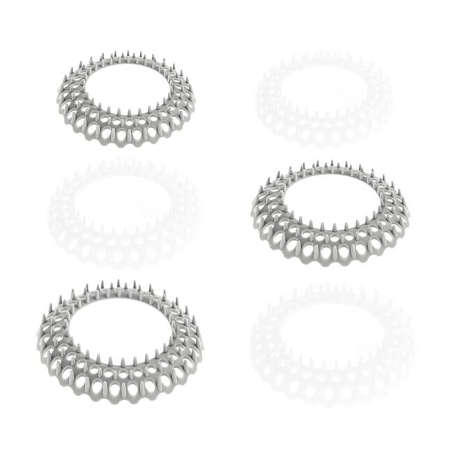 Vanity Sink Plug Hair Catcher 6 Pack