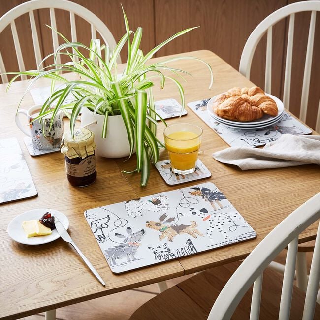 Dog Days Cork Placemat 4 Pack
