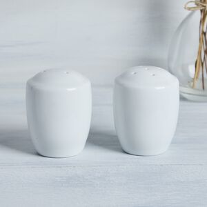 Abney & Croft White Salt & Pepper Pots