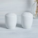 Abney & Croft White Salt & Pepper Pots
