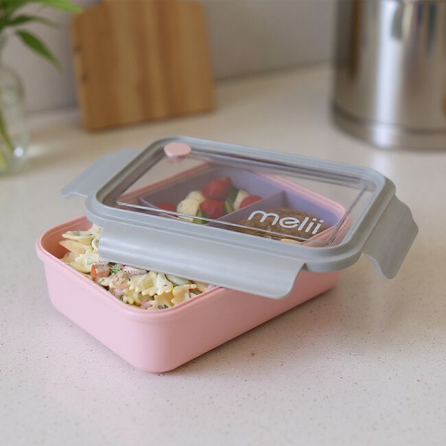 Melii Bento Purple & Grey 1250ml Container 