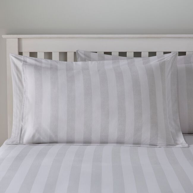 Gibson Oxford Pillowcase Pair - Grey