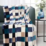 Ruane Blocks Velvet Throw 150 x 200cm