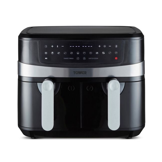 Tower Vortx 9L Black Dual Basket Air Fryer