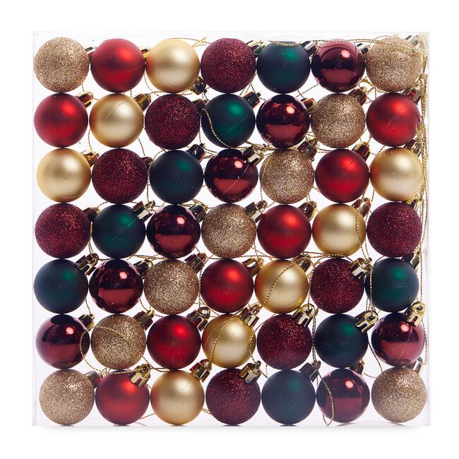 49PACK MULTI Mini Bauble Set