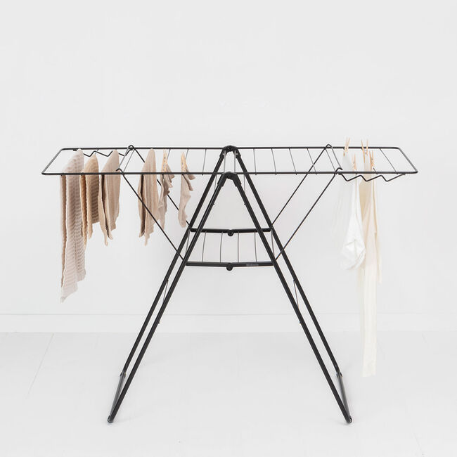 Brabantia 20m HangOn Drying Rack Black