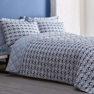 Jenkins Bedspread 200cm x 220cm - Blue