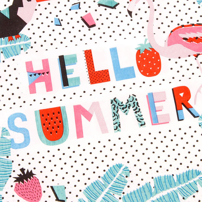 Hello Summer Napkins 20 Pack