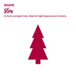 Green 6ft Slim Christmas Tree