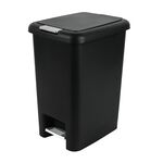 Storage Master 30L Black Pedal Bin