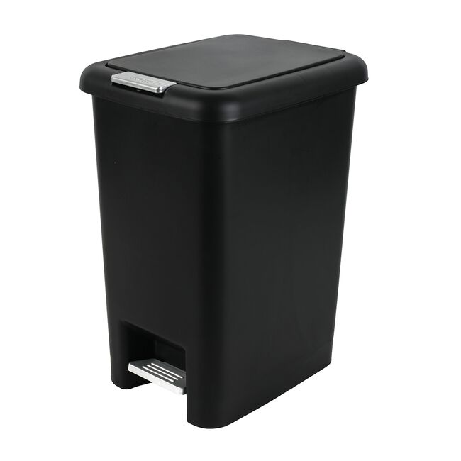 Storage Master 30L Black Pedal Bin