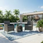 Treviso Rattan Bistro Set 3 Piece