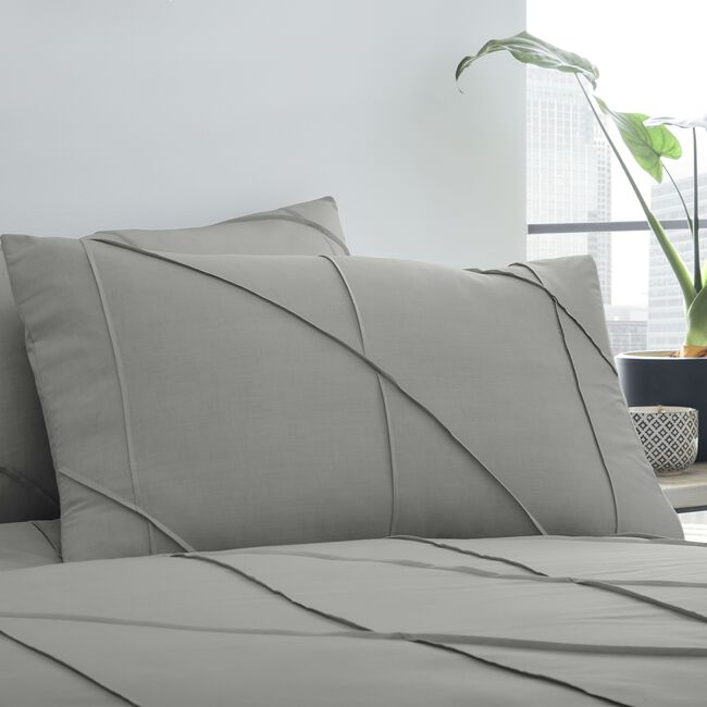 DOUBLE DUVET COVER Serene Dart Grey