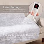 Carmen Faux Fur Fleece Electric Blanket