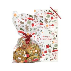 Scandi Christmas Cello Bags - 20 Bags