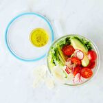 WILTSHIRE 950ml Round Glass Container