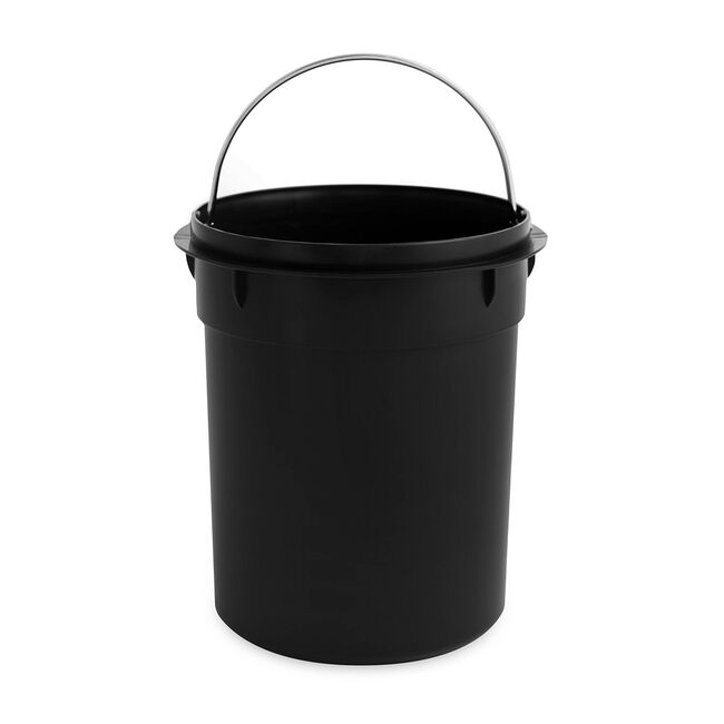 White Sparkle Dome Lid Pedal Bin 3L