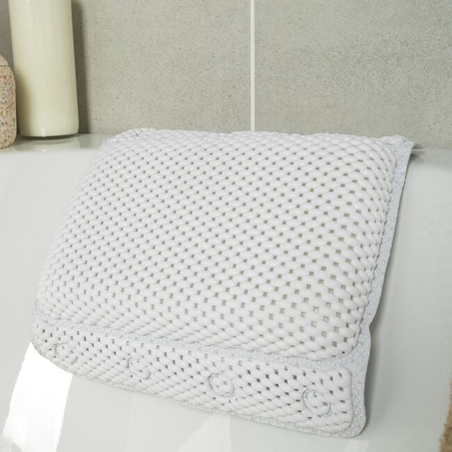 Beldray Antibac White Bath Pillow