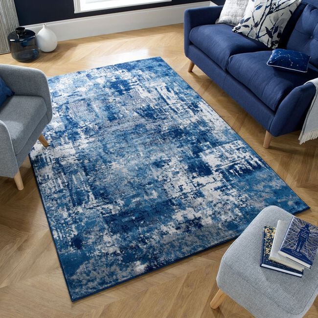 WONDERLUST DARK BLUE 120x170cm Rug