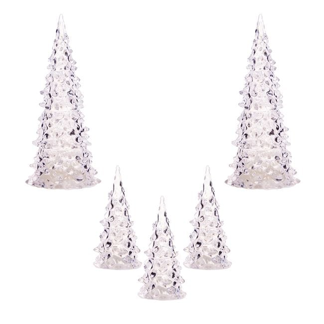 Light Up Christmas Tree 5 Pack