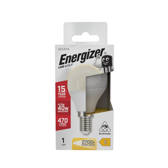Energizer E14 LED Golf Bulb Opal 5.9W (EQ40W)