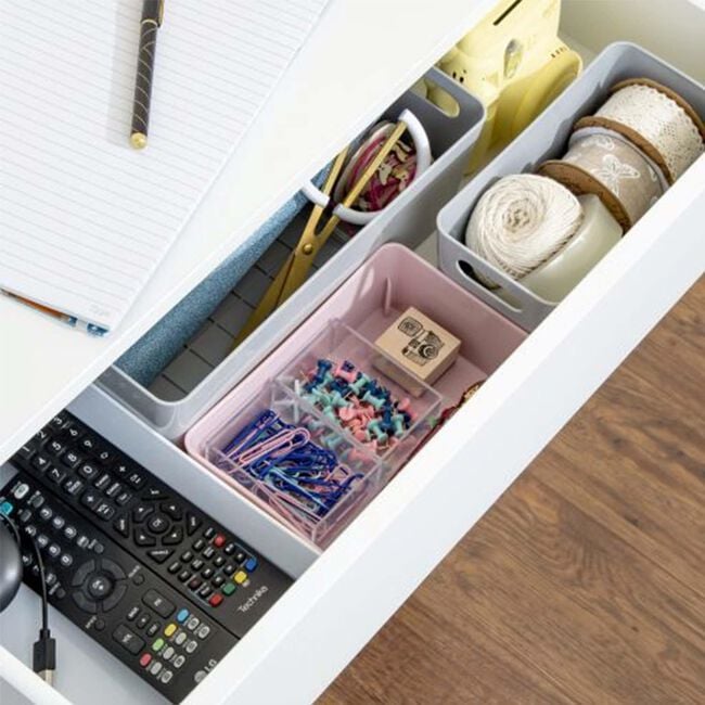Studio 4.01 Rectangular Basket Ice White