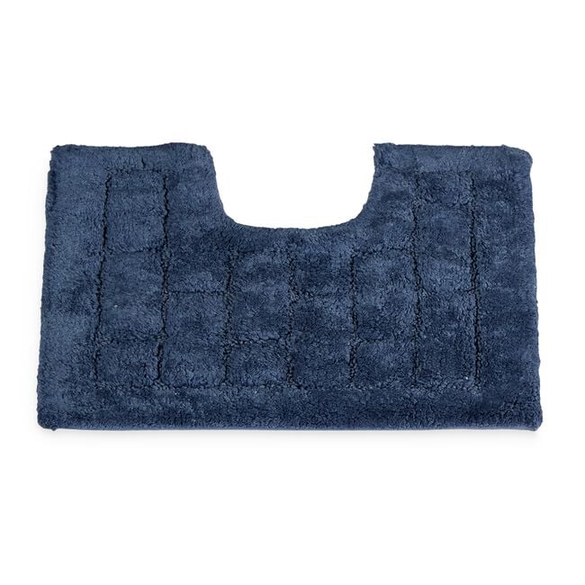 COTTON BRICK PETROL 50x50 Pedestal Mat