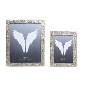 ANGELIC EMBOSSED 8x10" FRAME Silver