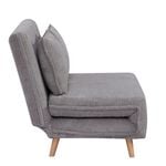 Lara Grey Convertible 191x108cm Sofa Bed