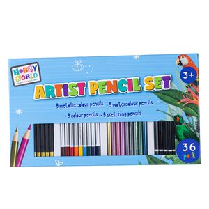 36 Pack Artist Pencil Set 