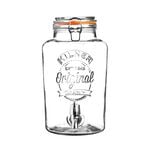 Kilner Clip Top Round Drinks Dispenser 5 Litre