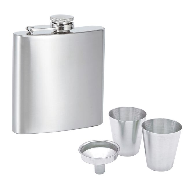 Cashel Living 4 Piece Hip Flask Set