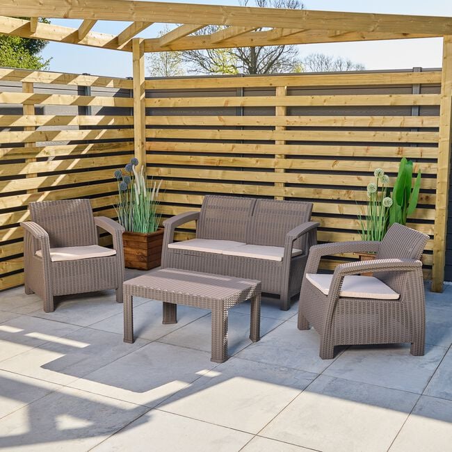 Novara 4-Piece Sofa Set