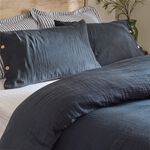 YARD SINGLE DUVET COVER Lark Navy